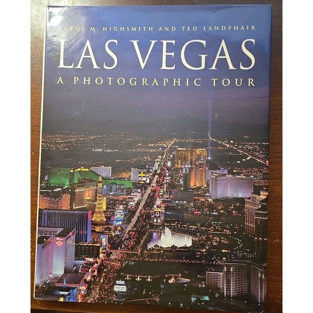 Las Vegas: A Photographic Tour by Landphair Dust Jacket 2003 Book Travel